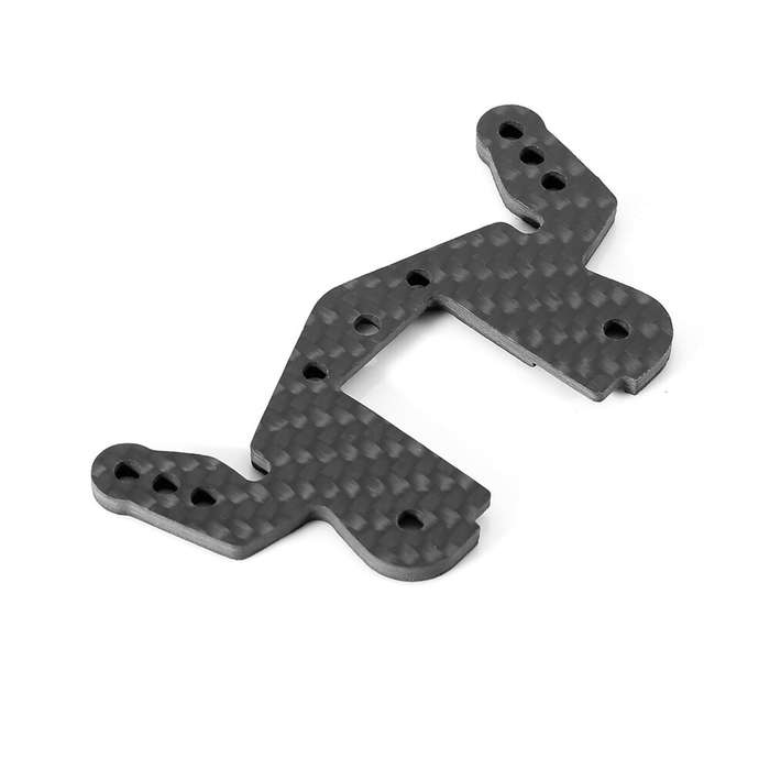 Black - Upgraded Carbon Fiber Rear Shock Absorber Bracket 3.0mm for Hotshot II Tamiya 1/10 2024 Vers