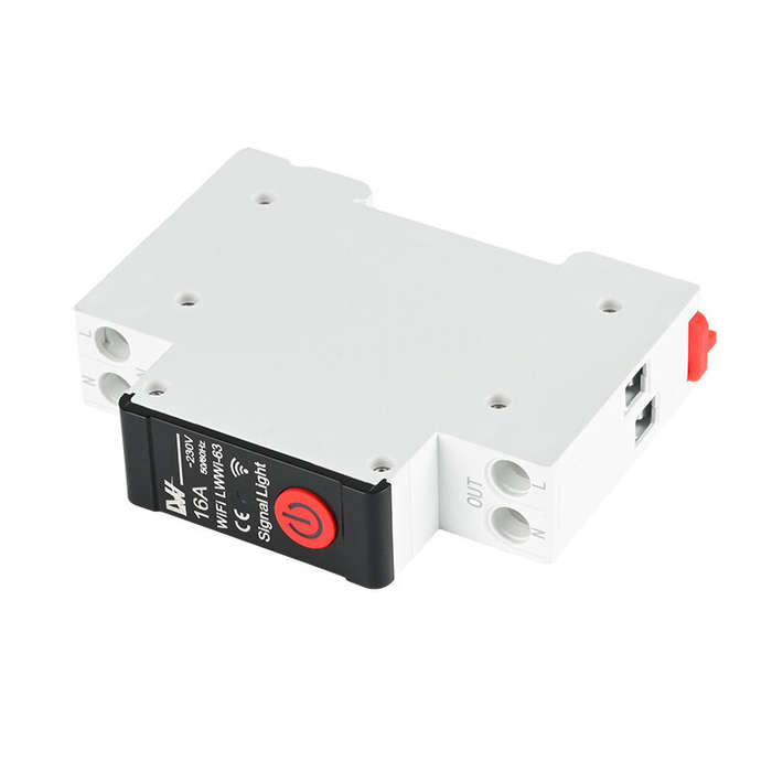 16A - 1P 16A 32A Tuya WiFi Smart Circuit Braker Smart Home Electricity Monitor Wireless APP Remote C
