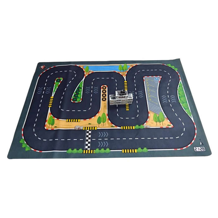 Black - Wltoys 6401 1/64 FPV Drift RC Car Parts Race Track Map Table Scene Mat Mini Vehicles Model P