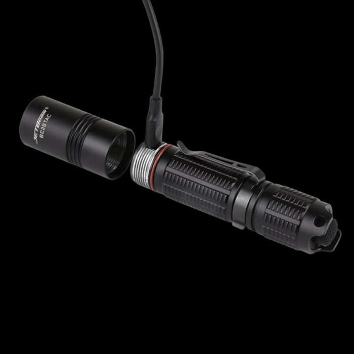JETBeam BC20TAC 1100LM 263m Ultrabright Anduril UI Strong Flashlight Long Throw 18650 Powerful LED T