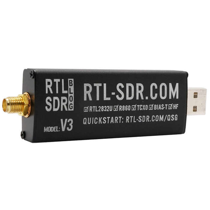 RTL-SDR Blog RTL SDR V3 R820T2 RTL2832U 1PPM TCXO SMA RTLSDR Software Defined Radio with Multipurpos
