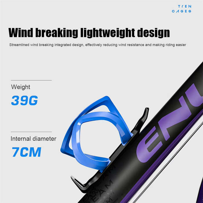 Black - ENLEE Bicycle Water Bottle Holder Lightweight Left-Right Side Pull MTB Bicycle Bottle Cages