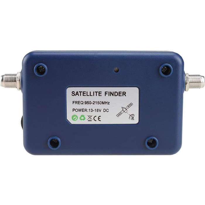 white - SF-95DR Satellite Finder Digital Signal Meter 950-2150 MHz Built-in Amplifier Backlight Comp