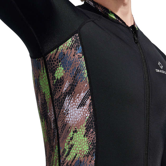 3XL - DIVE&SAIL Men Full Body Dive Skins Wetsuit UPF50+ Sun Protection Quick-drying One-piece Long S