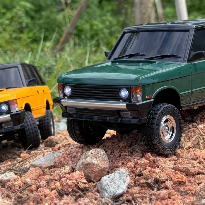 Green - LDRC 18401 RTR 1/18 2.4G 4WD RC Car Rock Crawler Off-Road Climbing Truck LED Light Full Prop