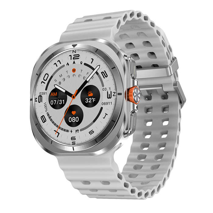 Black - DT NO.I DT Watch Ultra 1.5inch HD Screen Built-in 4GB Memory 1000+ Songs ChatGPT/Recorder/NF