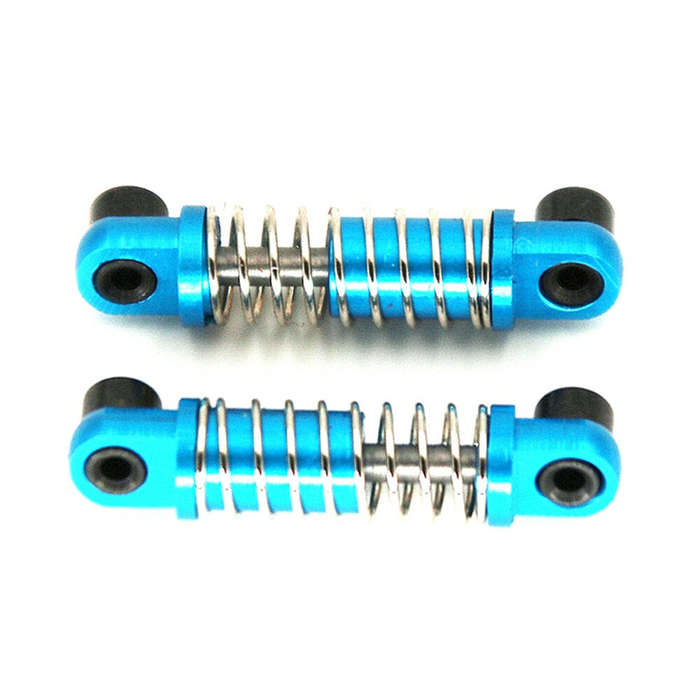 Blue - 2PCS Wltoys 1/28 Upgraded Metal Shock Dampers 284131 284161 284010 K969 K989 K999 P929 RC Car