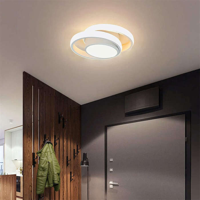 White Light - Modern Led Ceiling Lights, Small Led Close to Ceiling Light Fixture 32W 220V Round LED