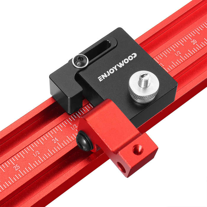 Imperial - ENJOYWOOD Imperial Extension Guide Rail Woodworking T-track Connector for Track Saw Rail