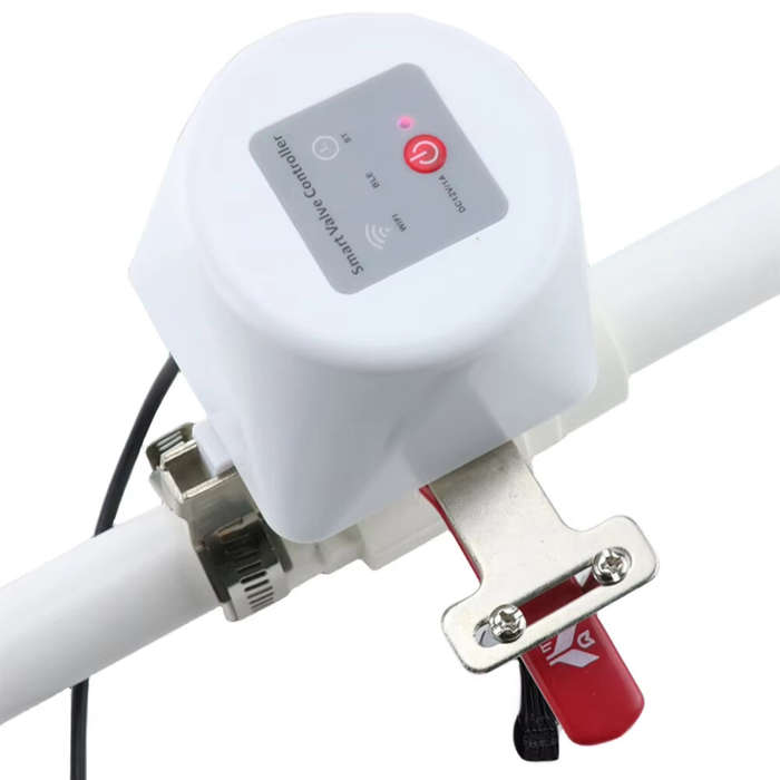Black - Tuya WIFI Smart Gas Valve Controller Garden Water Shut Off Timer Irrigation Controller with