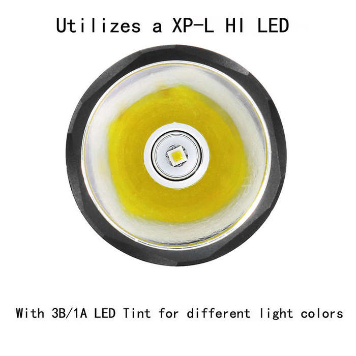 3A - Astrolux C8 XP-L HI 1300Lumens 7/4modes A6 Driver Tactical EDC LED Flashlight 18650