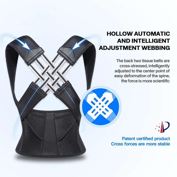 M - Adjustable Spine Posture Corrector Protection Back Shoulder Posture Correction Band Humpback Bac