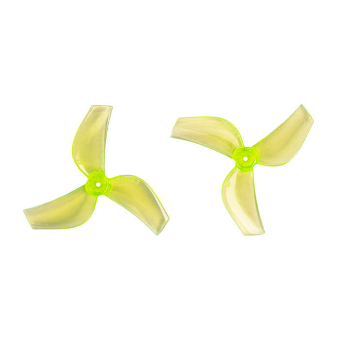 Clear grey - 4 Pairs GEMFAN 35mms 3-blade 1mm Hole PC Propeller for RC FPV Racing Drone