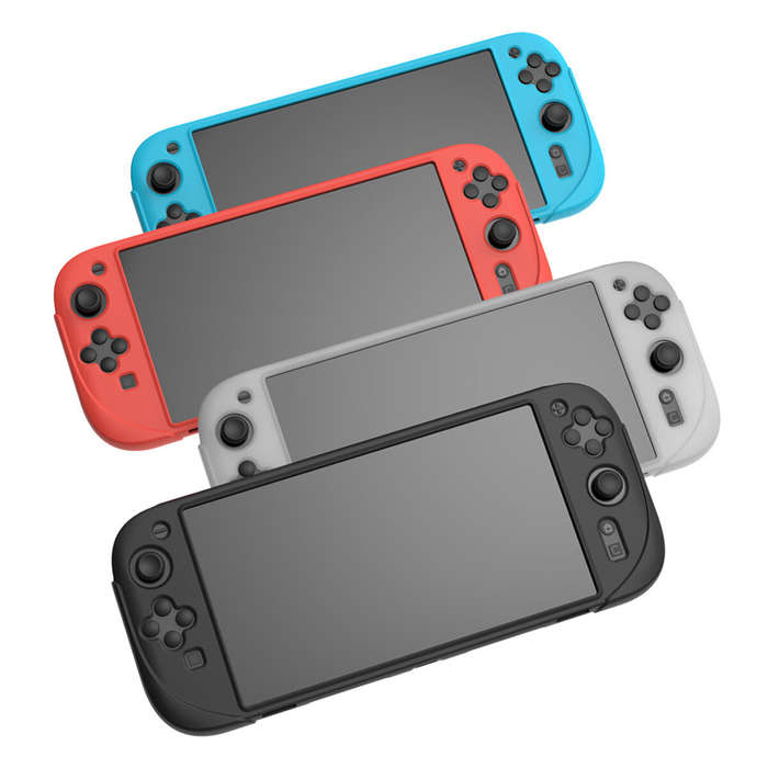 Red - DOBE TNS-3158 Multi-color Silicone Protective Case Shockproof and Scratch-resistant Shell for