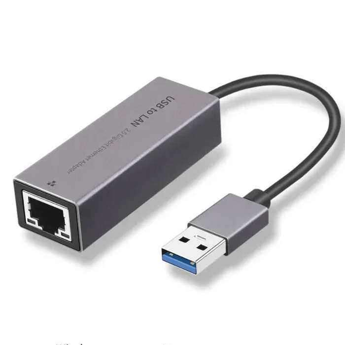 Type-C Interface - RU2503 2.5G USB Ethernet Adapter 2500Mbps USB3.0 Type C to RJ45 Lan Wired Etherne