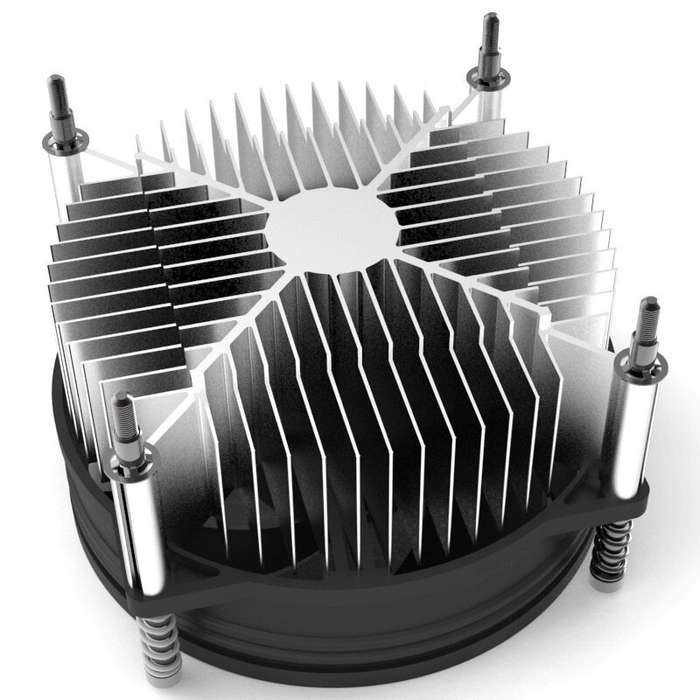 Black - Cooler Master I30 CPU Cooler Radiator 95mm Quiet Fan Air Cooler for intel LGA115X LGA1200 So