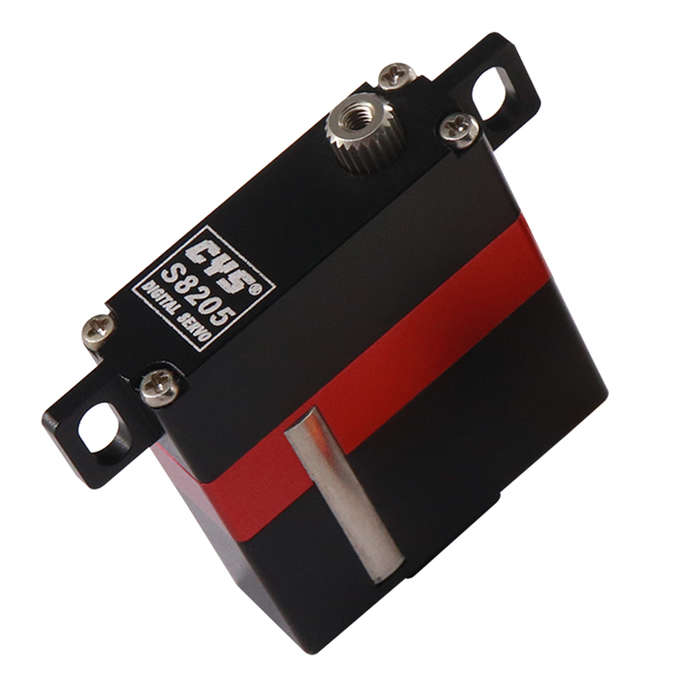 Black - CYS-S8205 27g 4kg Flat Block Servo Digital Servo with Coreless Motor for Glider Aircraft