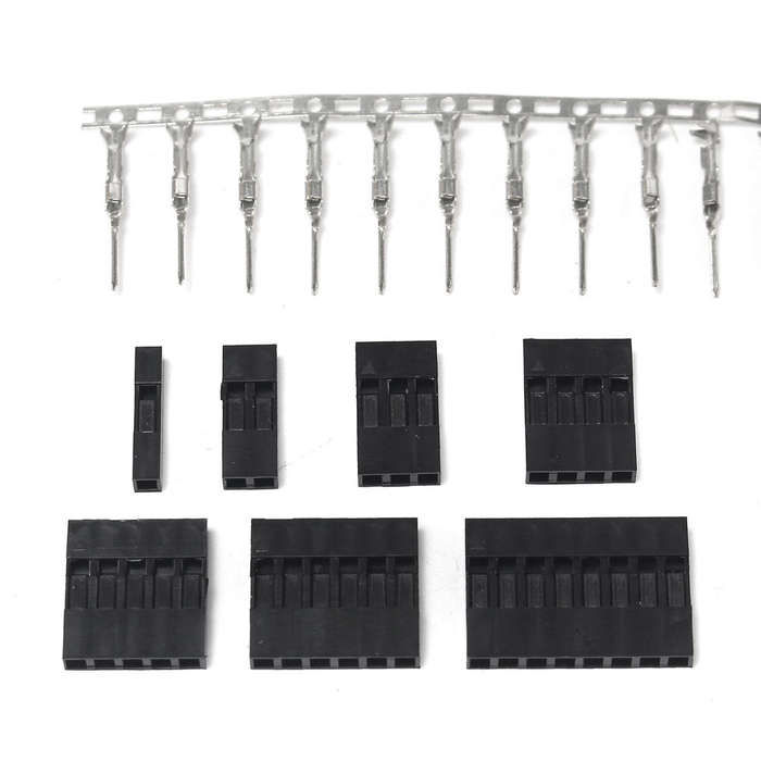5Pcs Geekcreit 310Pcs 2.54mm Male Female Dupont Wire Jumper With Header Connector Housing Kit