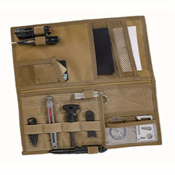 Green - Visor Panel Storage Bag Tactical Sun Visor Holder Truck Large Molle Visor Panel Vehicle Car