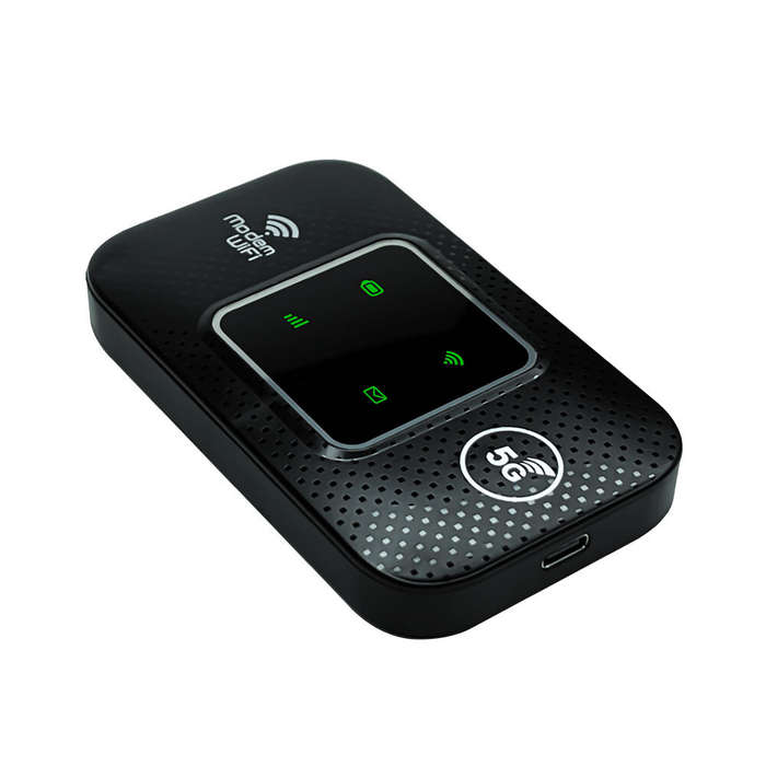 White - M9S 4G Portable WiFi Router 150Mbps High-Speed Portable 3000mAh Battery Plug-and-Play LCD Di