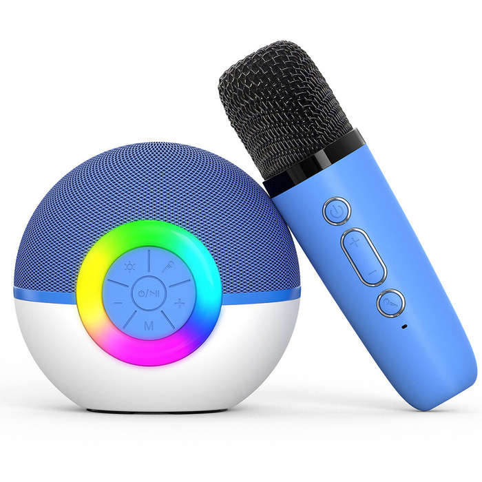 Pink - T97 Bluetooth Children's Singing Machine Karaoke Audio Microphone Integrated Early Education