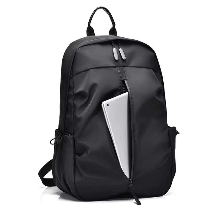 Black - 19'' Portable Waterproof Men's Backpack with USB Port Lightweight Large Capacity Outdoor Tra