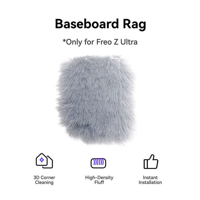 1 Pcs - 1PC Baseboard Rag Compatible With NARWAL Freo Z Ultra