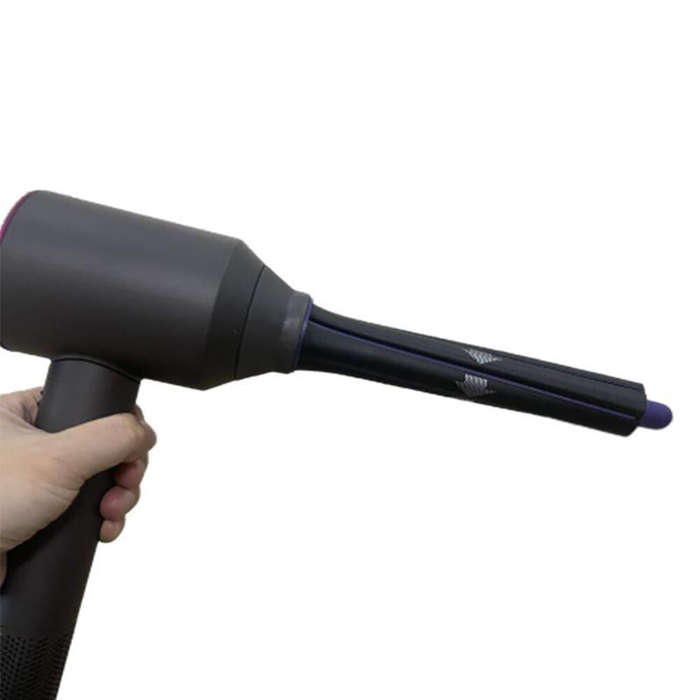 Purple - 30mm Curling Iron Suitable For Dyson Hair Dryer Curling Nozzle Anti-Flying Nozzle Adapter A