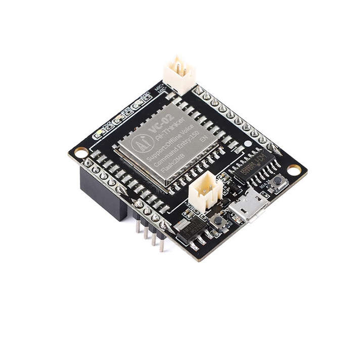 Full Set - VC-02-Kit AI Intelligent Offline Voice Module Speech Control US516P6 CH340C Breadboard Of