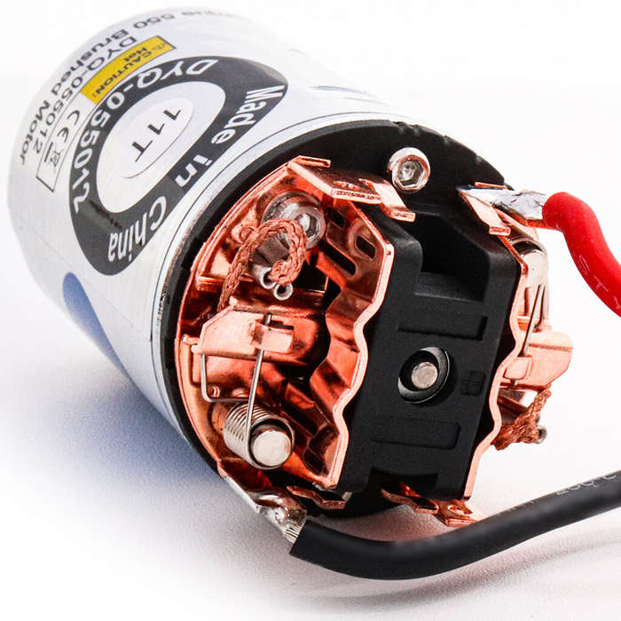 11T - 550 Brushed Motor Upgrade Waterproof 11T 16T 23T 28T 37T for 1/10 RC Car Crawler Axial SCX10 A