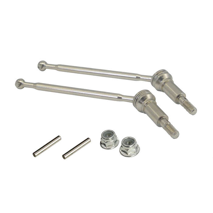 2PCS Xinlehong Upgraded 30-WJ02 Front Universal Drive Shaft for 9130 9135 9136 9137 1/16 RC Car