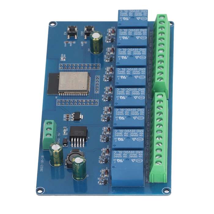 8 Channels - 8 Channel Relay Module ESP32 WiFi Wireless Control BLE Development Board ESP32-WROOM-32