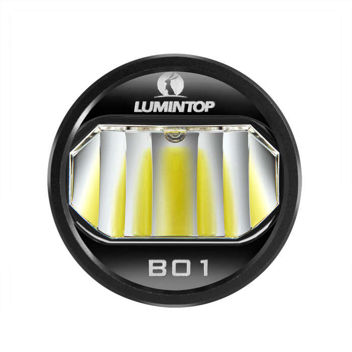 Bike Light & Battery - Lumintop B01 2in1 900LM 216m Bike Light LED Flashlight Anti Glare Bicycle Hea
