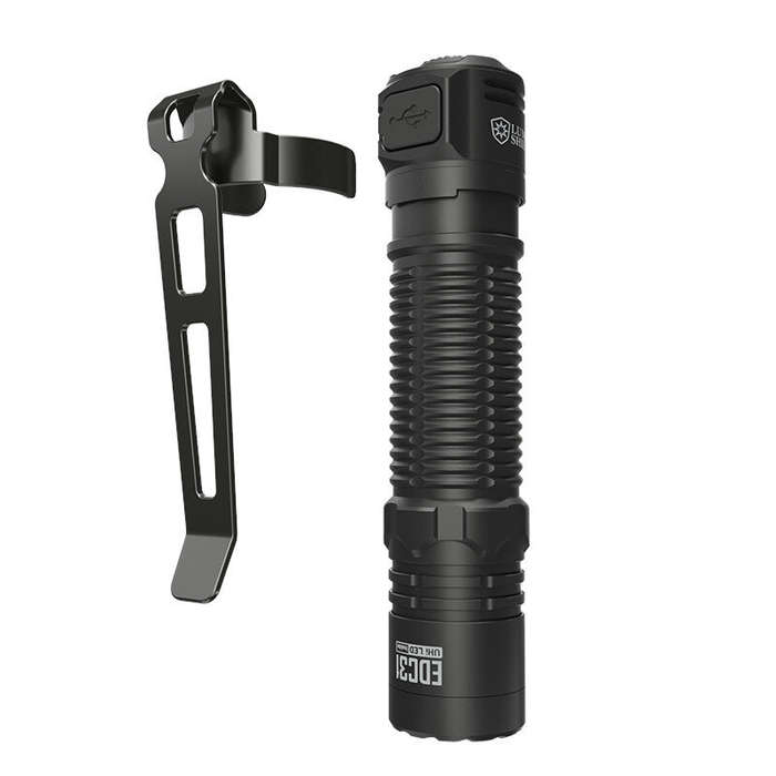 Black - NITECORE EDC31 3500LM High Lumen Compact EDC Tactical Flashlight with 3800mAh 18650 Li-ion B