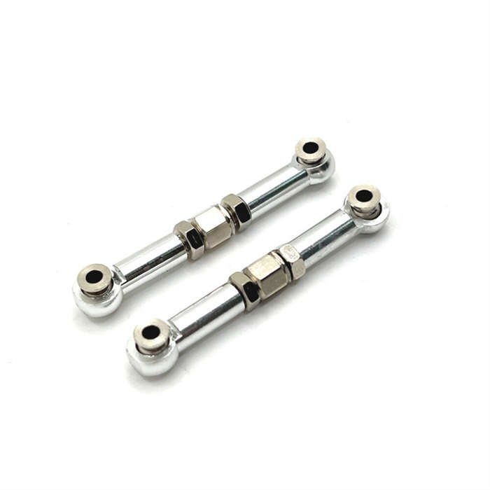Red - Upgraded Parts Metal Adjustable Steering Rod Set for MJX Hyper Go 16207 16208 16209 16210 H6 1