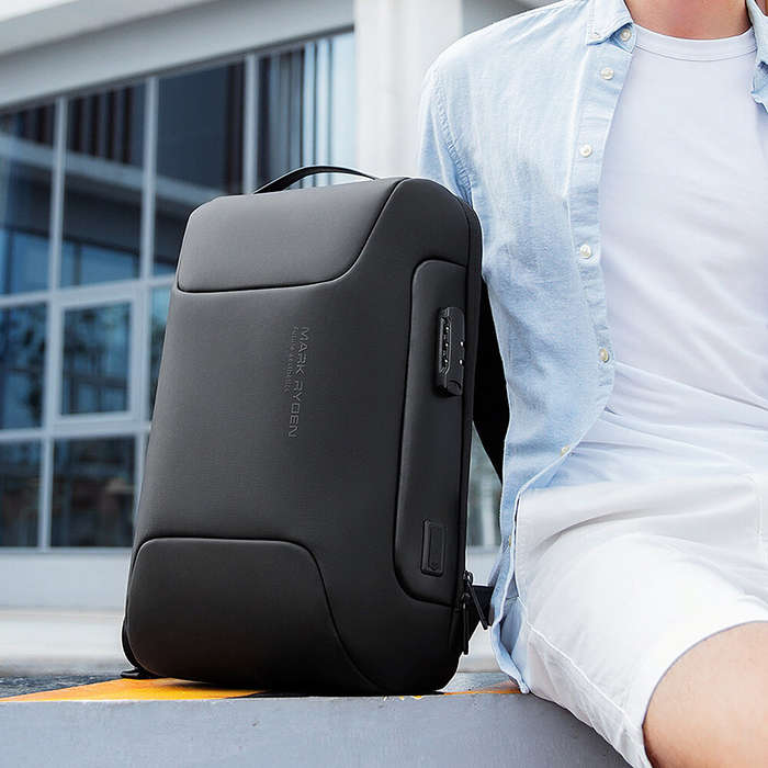 Mark Ryden MR9116 Anti-theft Backpack Laptop Bag Shoulder Bag USB Charging Men Business Travel Stora