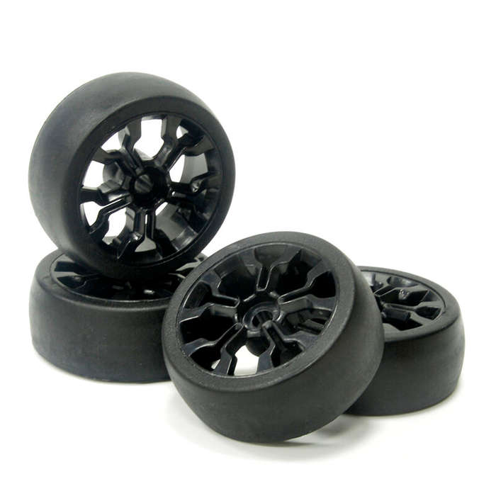 Gold - 4pcs HBX 2188A 2195 1/18 4WD RC Car Wheel Tire Black 88172 Glod 88173 Parts