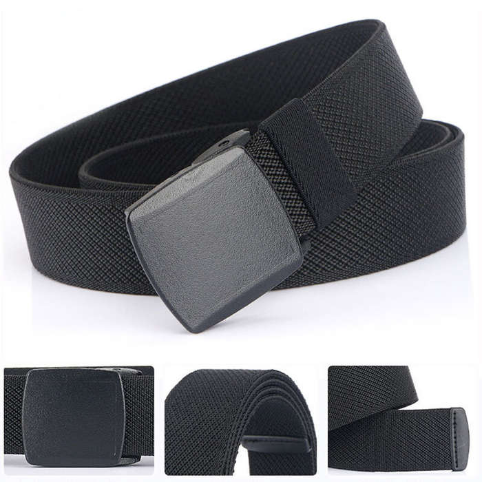 Army Green - TUSHI 120cm Tactical Nylon Belt Adjustable Wear-resistant Lightweight Waist Belt Buckle