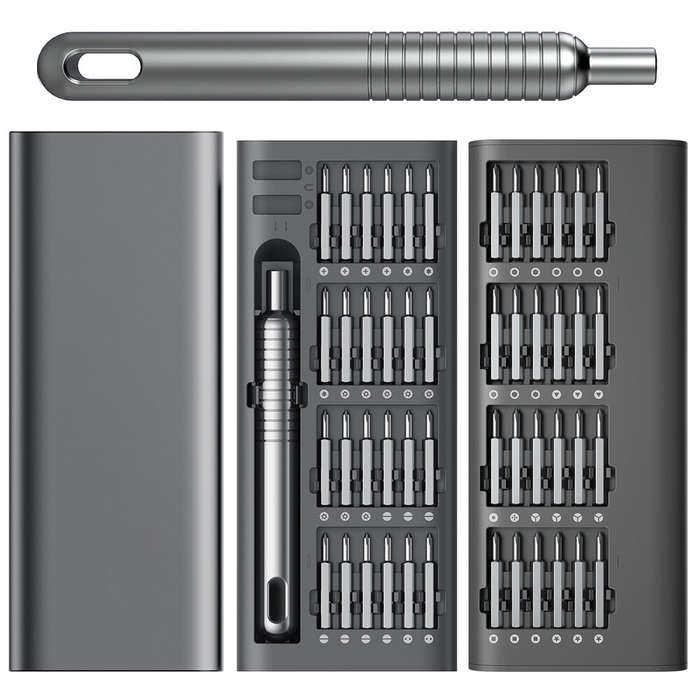 51-in-1 Manual Screwdriver Set with Strong Magnetic Functionality Aviation-grade Aluminum Alloy Shel