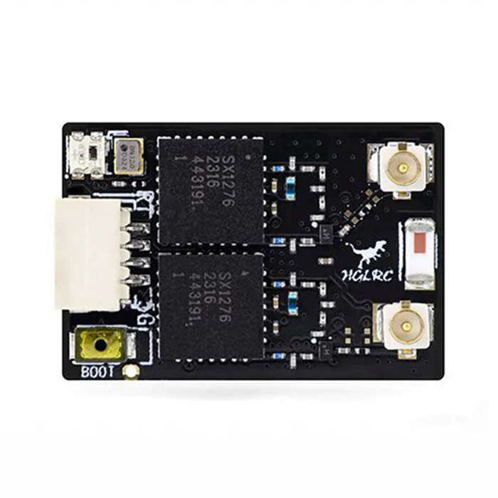2.4GHz - HGLRC ELRS GEMINI RX 2.4G/915Mhz Dual-Frequency Long Range Receiver for FPV Racing Drone