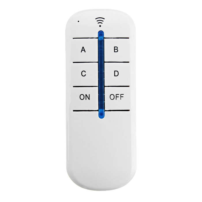 4 Way On Off Wireless Remote Control Switch Receiver Transmitter For Led Lamp