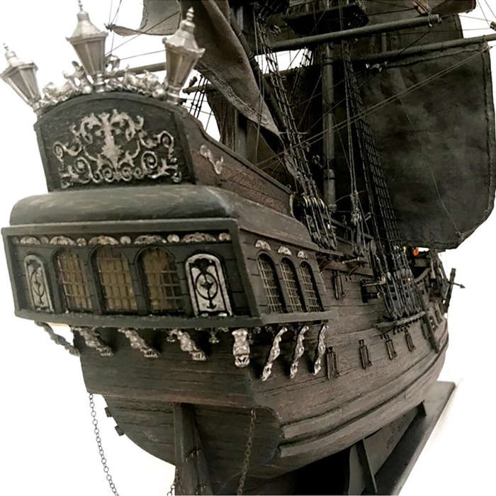 Ship - Black Pearl Ship 2024 Edition DIY Hand-assembled Wooden Ship Kit Model
