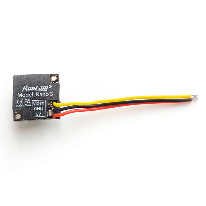 Black - EMAX Tinyhawk Nanoscout Runcam Nano 3 for Analog 65mm 1S Whoop FPV Racing Drone