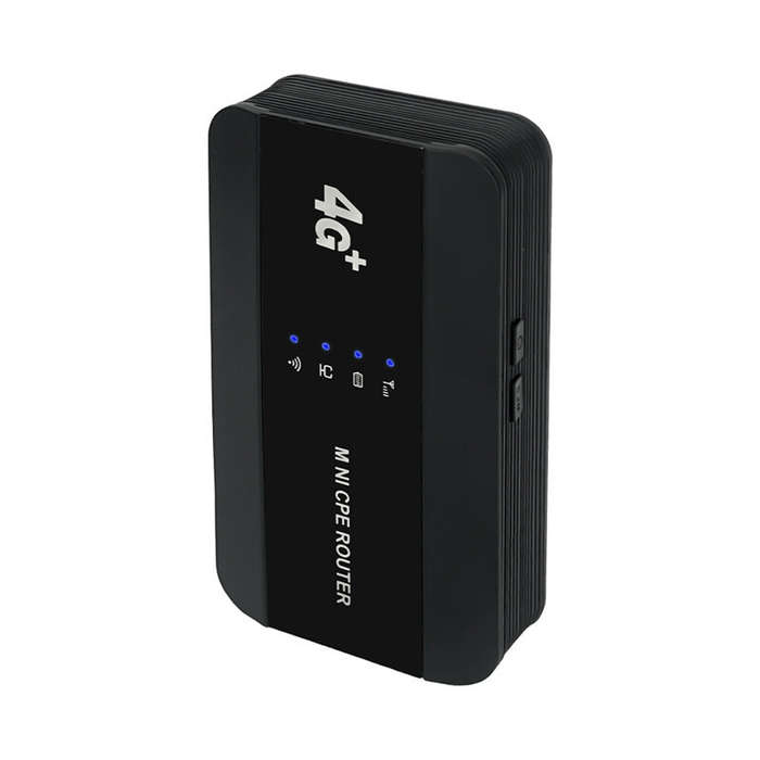 Black - M10-EW 4G Portable WiFi CPE Router LAN Port 3000mAh Battery Portable High-Speed Internet Rou