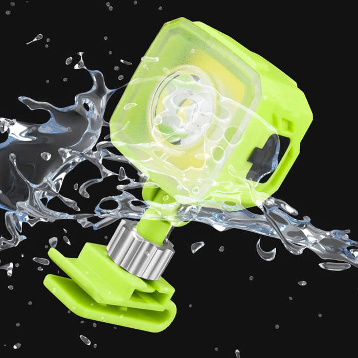 Black - 2 Pcs Rechargeable Shoe Lights USB Rechargeable Headlights for shoes 5 Light Modes Flashligh