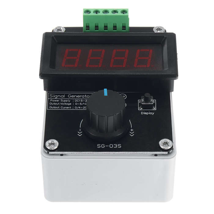 0-20mA/4-20mA/0-10V Signal Generator Adjustable Current Voltage Analog Current Signal Source