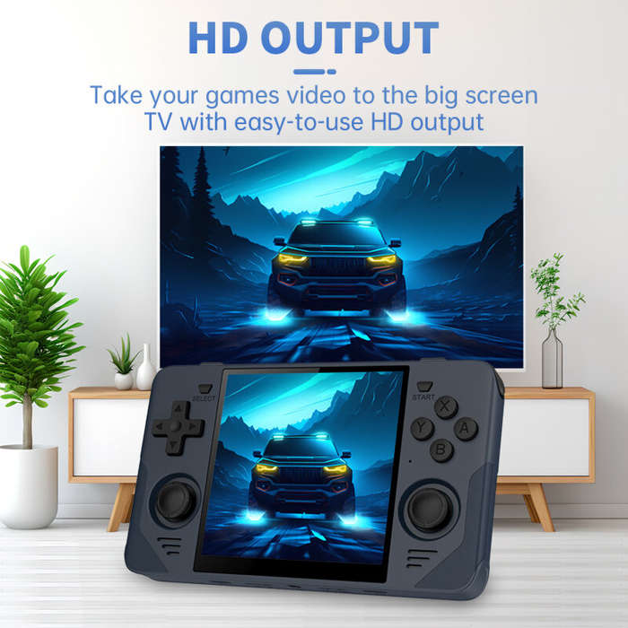 POWKIDDY RGB30 Retro Handheld Game Console Pocket 16G+128G 720*720 4 Inch IPS Screen Built-in WIFI R