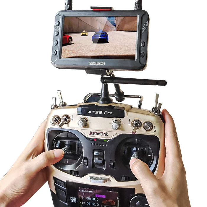 Transmitter Display Monitor Holder Mount Phone Bracket for Radiolink T8FB AT9S/AT9S PRO AT10II Radio