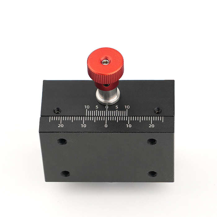 1 PCS - Dove Tail Displacement Platform 40mm Travel Range CNC Aluminum Alloy 0.01mm Precision Brass
