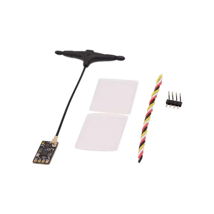 2.4GHz - HAKRC ELRS 2.4GHz/915MHz RX Long Range RC Receiver with T-Type Antenna for FPV RC Racer Dro